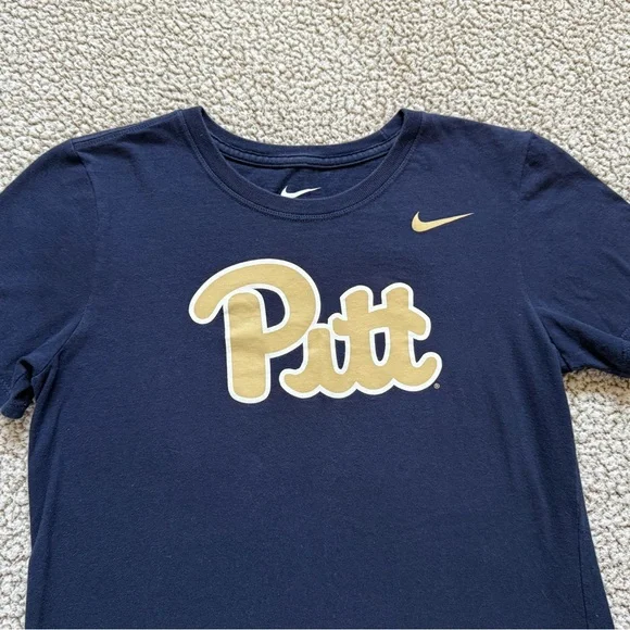 🐰 Nike | LIKE NEW!! Pitt Navy T-Shirt - Picture 2 of 7